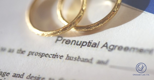 a prenuptial agreement contract