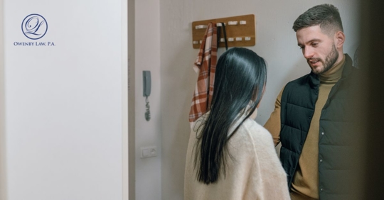 married couple arguing