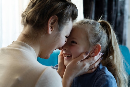 a mom and her daughter
