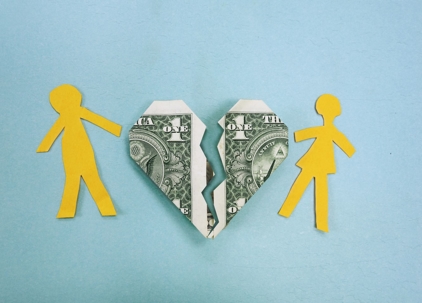 a couple arguing about money